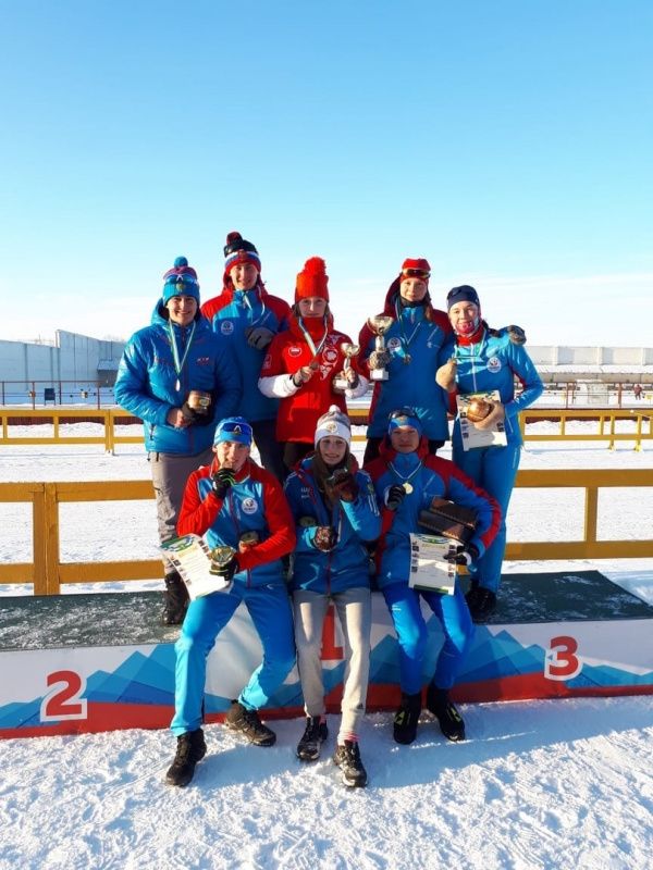 Призовые медали завоевали воспитанники ОСШОР Луизы Носковой на всероссийских соревнованиях по биатлону в Уфе
