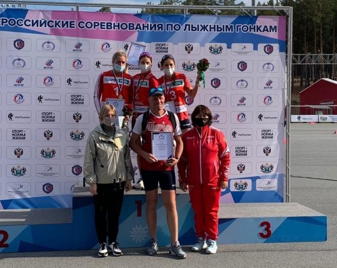 Тюменцы завоевали первую медаль на Всероссийских соревнованиях по лыжным гонкам (лыжероллеры)