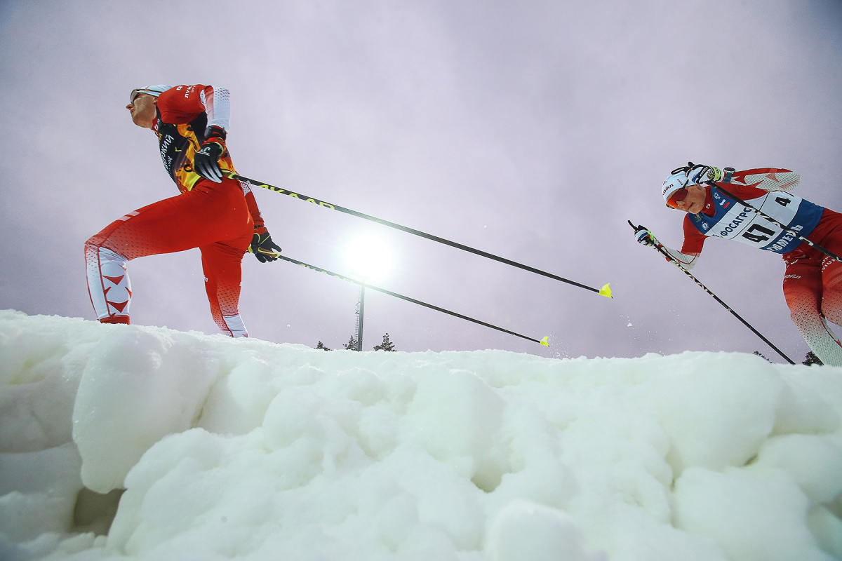 Дельцов бежал в финале спринта на первенстве страны!