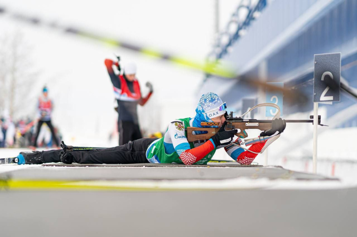 Биатлонист ОСШОР Носковой Глеб Емельянов победил на Спартакиаде учащихся в Саранске