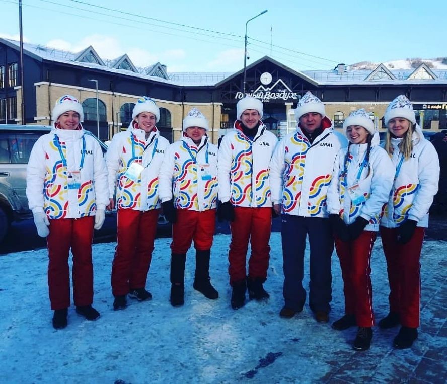 Делегация Тюменской области на открытии I зимних международных спортивных играх «Дети Азии»