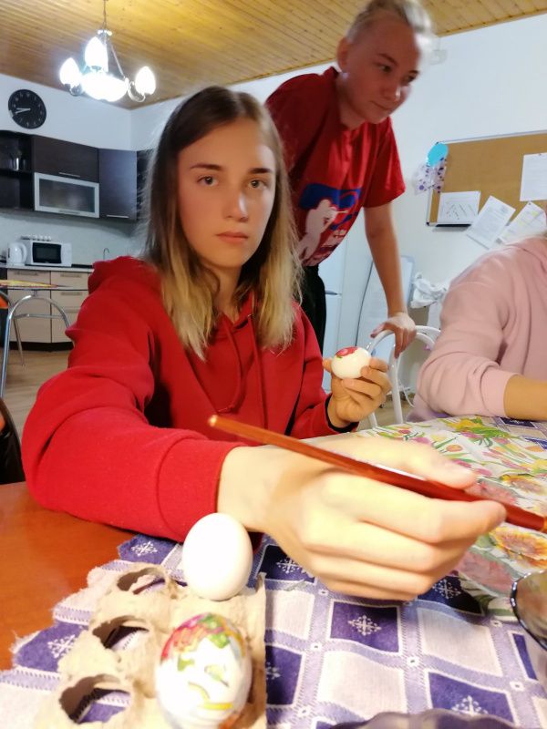 Спортсмены ОСШОР Луизы Носковой приняли участие в пасхальном мастер-классе