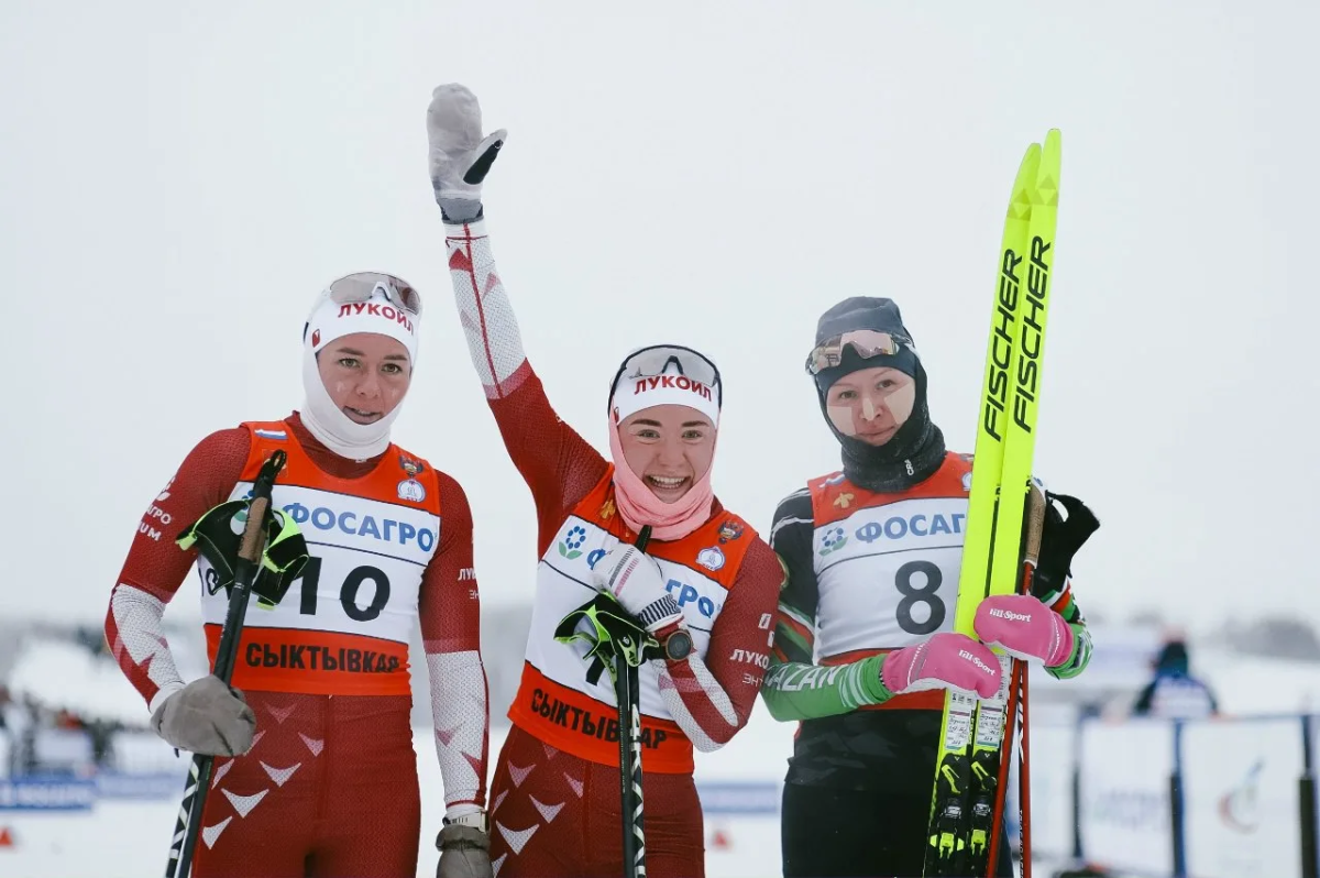 Елизавета Пантрина выиграла золото спринта на Кубке страны, у Сориной — бронза! 