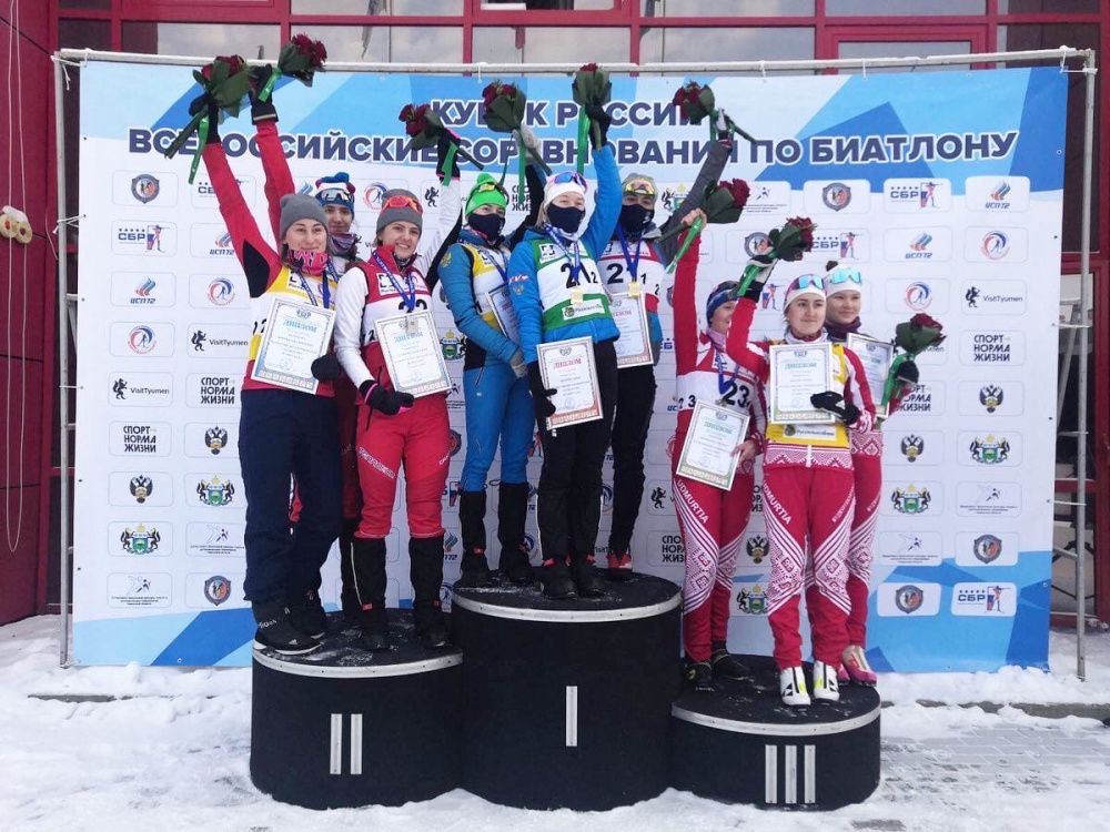 Всероссийские соревнования по биатлону завершились в Тюмени